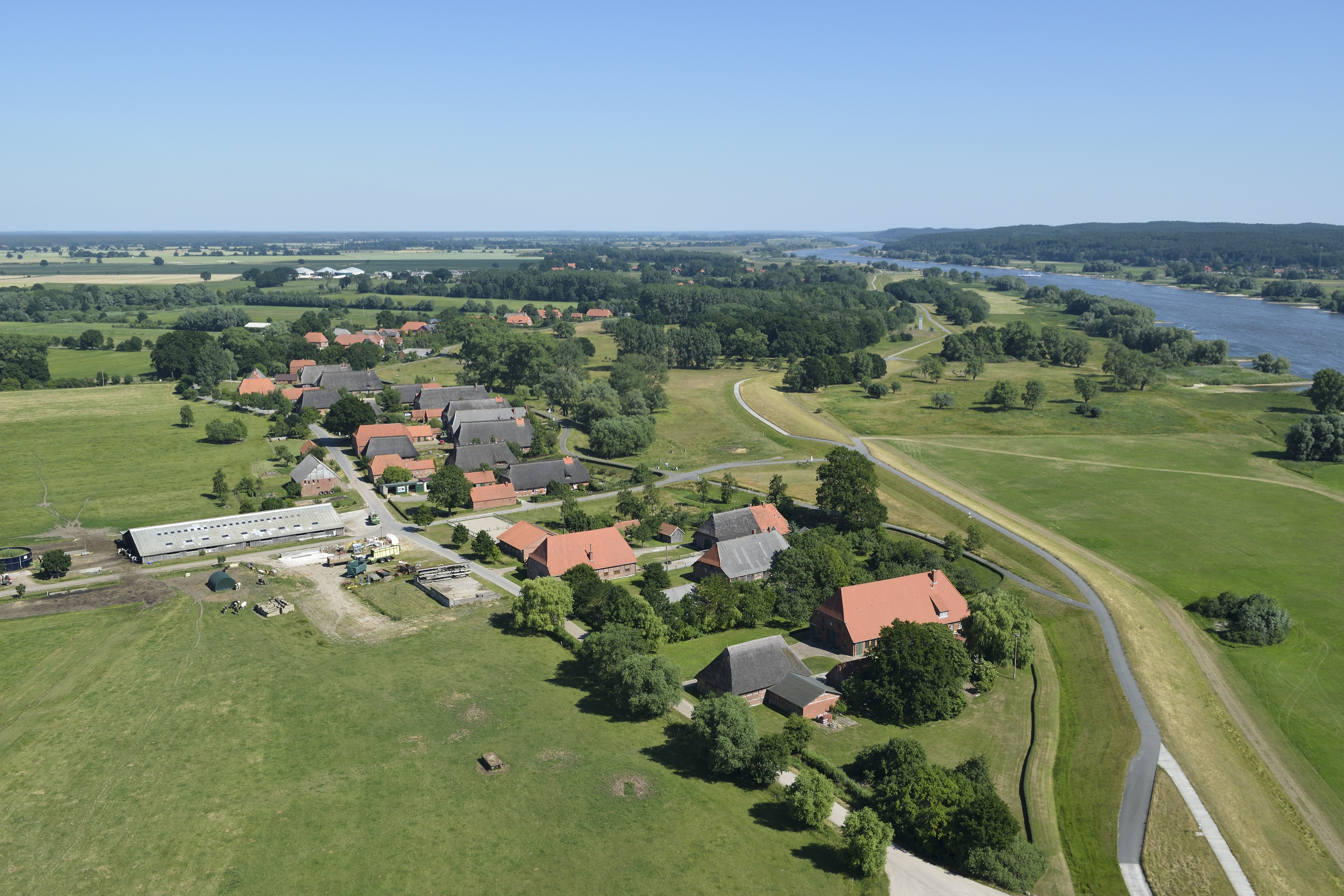 Luftbild von Konau, Amt Neuhaus