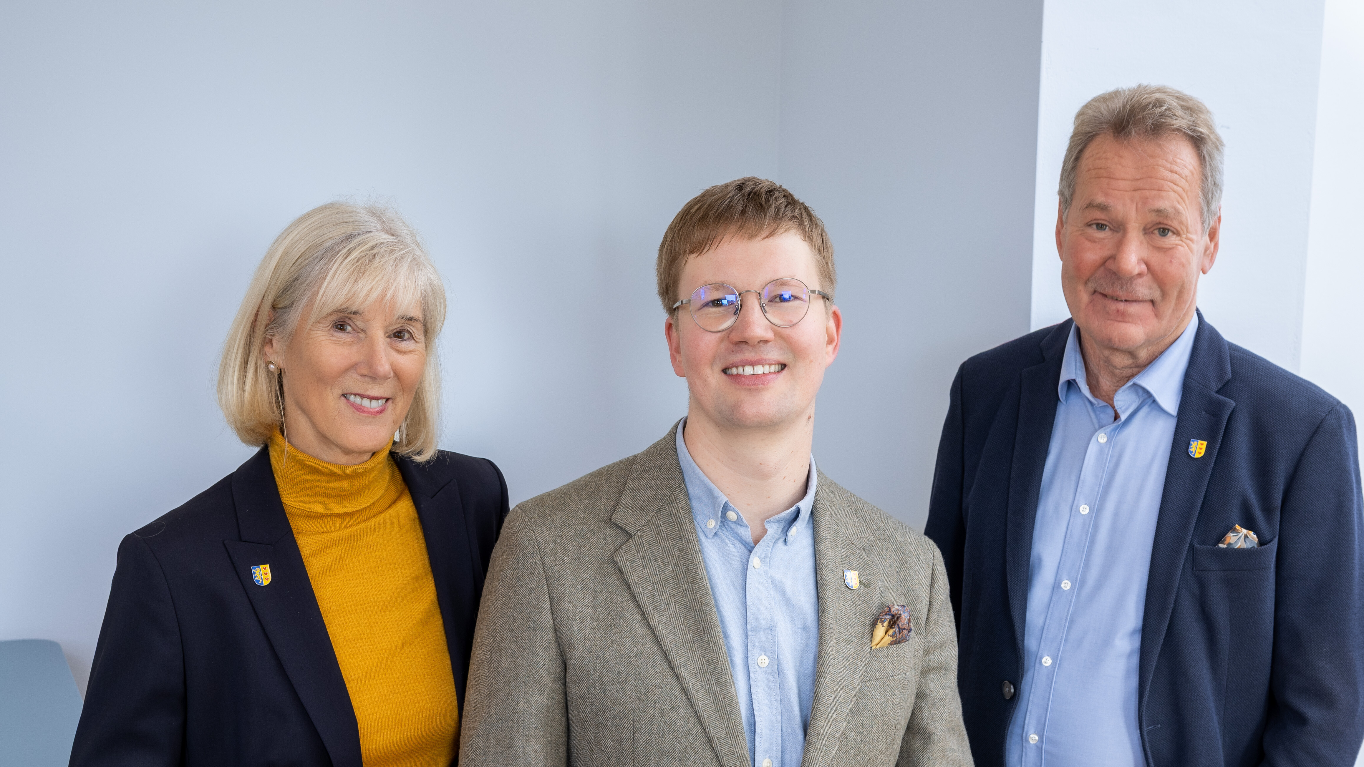 Landrat Jens Böter (2.v.l.) und seine Stellvertretenden (v.l.) Norbert Thiemann, Dr. Inge Voltmann-Hummes und Ingo Götz.