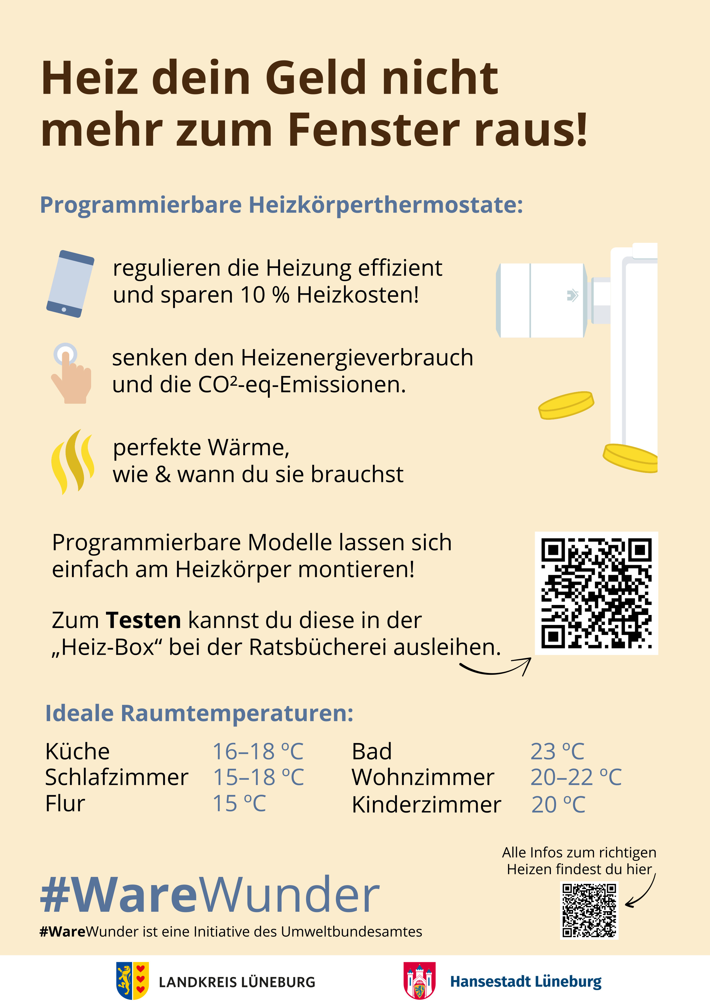 Plakat zu Heizkörperthermostaten