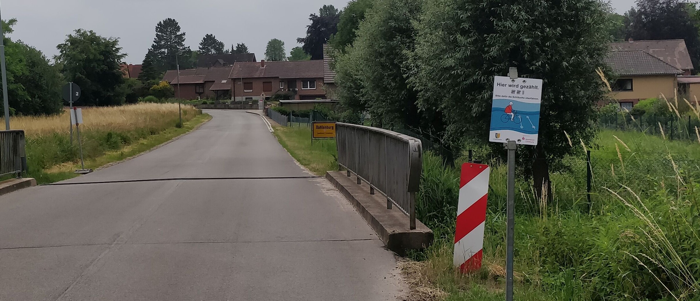 Radfahrer auf dem Weg zur Arbeit