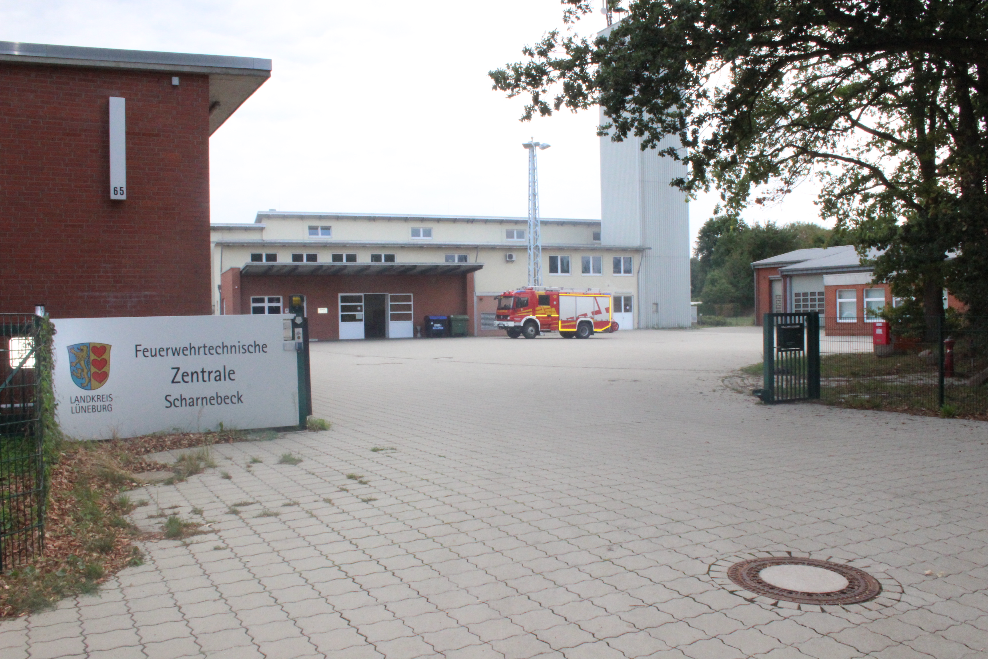 Außenansicht der Feuerwehrtechnischen Zentrale in Scharnebeck.