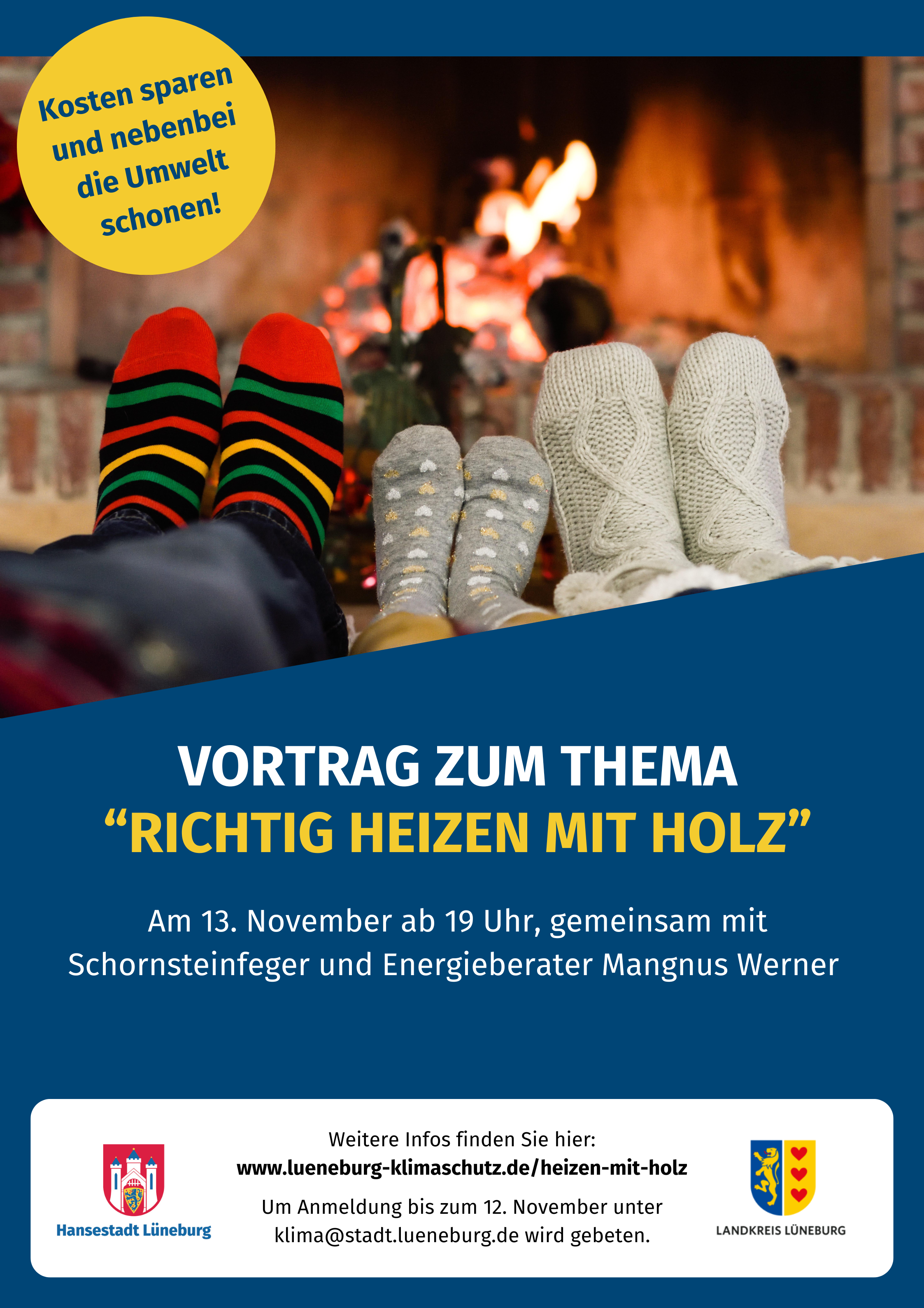 Veranstaltungsplakat: Funktioniert eine Erdwärmeanlage in meinem Haus?