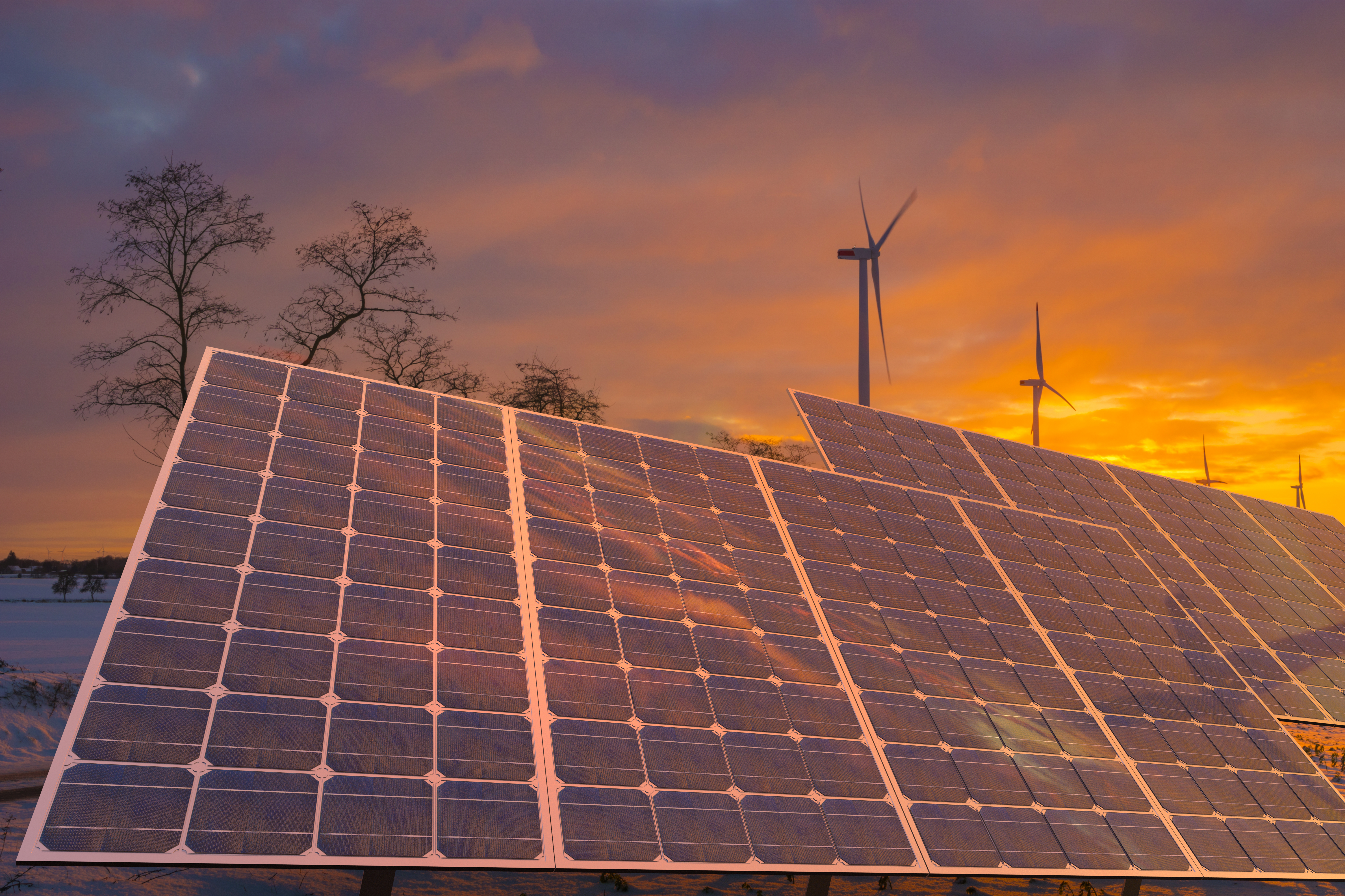 Solaranlagen vor Windkraftanlagen