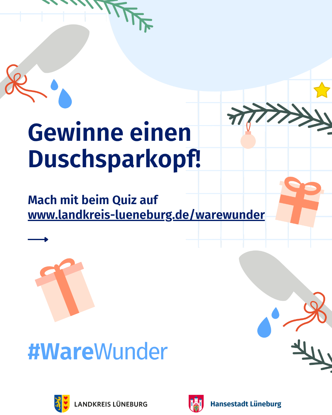 Gewinne einen Duschsparkopf