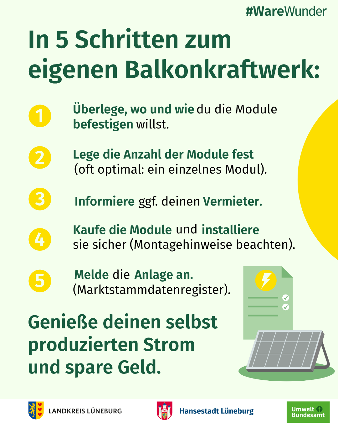 In 5 Schritten zum eigenen Balkonkraftwerk
