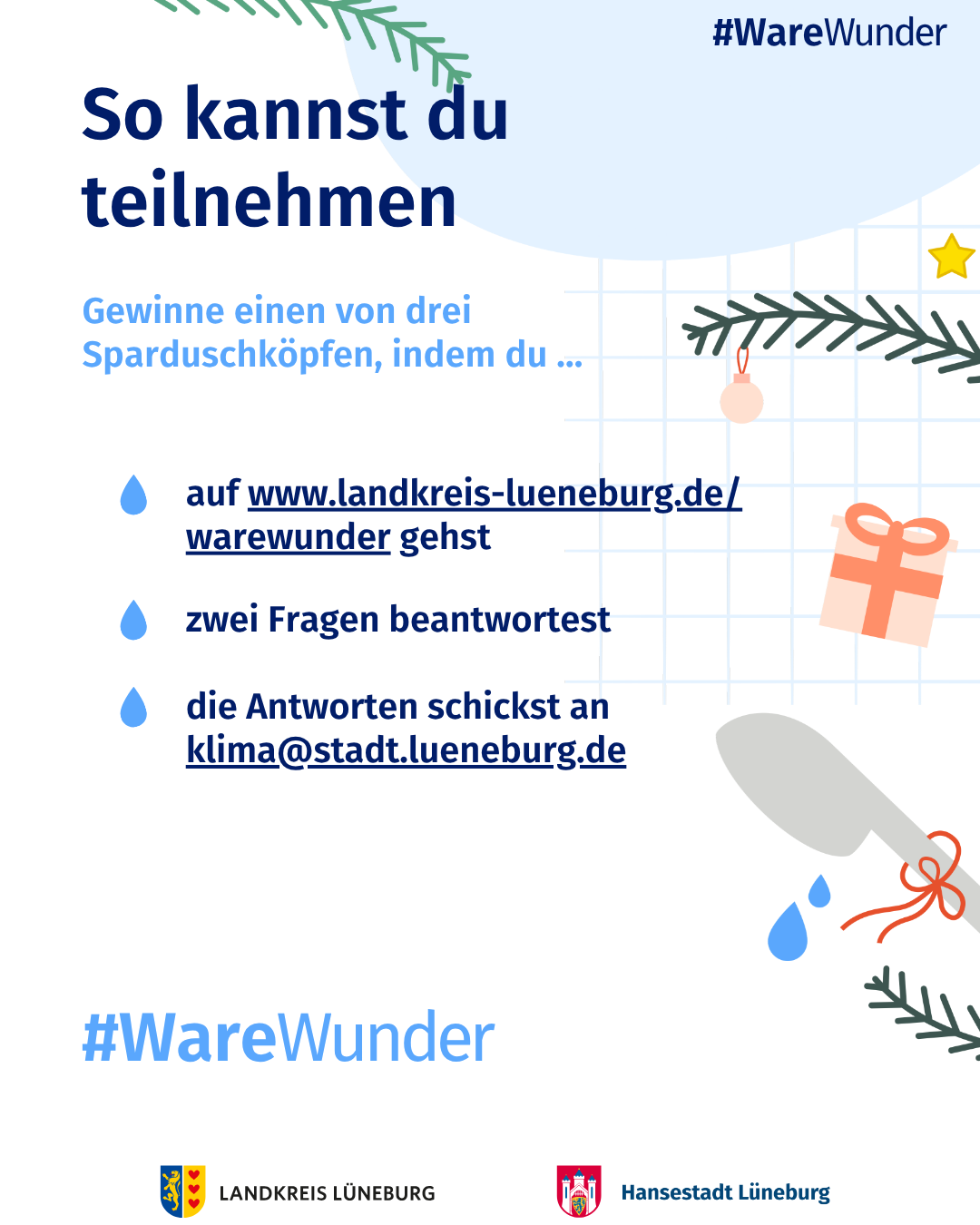 Teilnahmebedingungen für die Verlosung der Duschsparköpfe