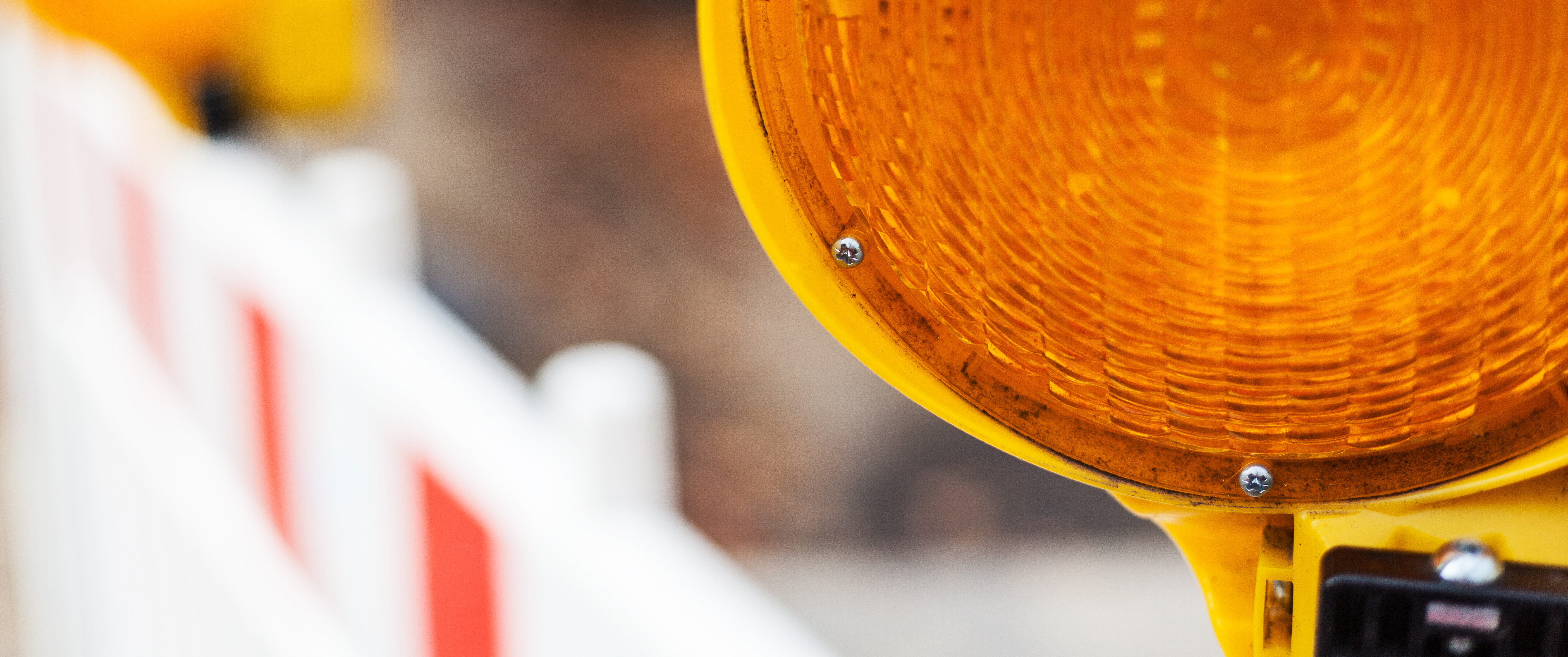 Eine Baustelle ist von 